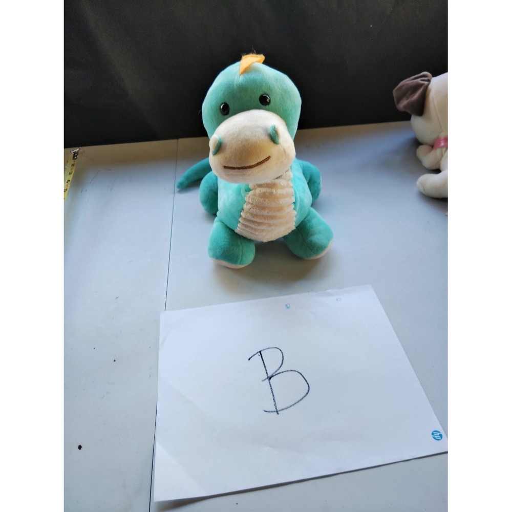 Aroma Home Dinosaur Plush Toy Small Blue Teal Brontosaurus 12 Inch